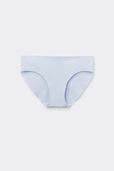 Tezenis Braguita Sin Costuras de Microfibra Reciclada Mujer Azul Claro Tamaño L