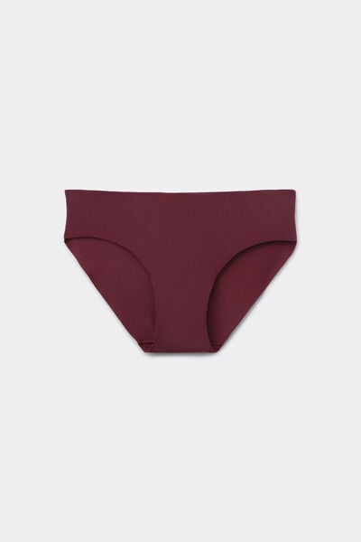Tezenis Braguita Sin Costuras de Microfibra Reciclada Mujer Rojo Tamaño L
