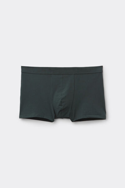 Tezenis Bóxer de Algodón Elástico Hombre Verde Tamaño L