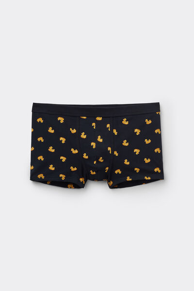 Tezenis Calzoncillos Bóxer Algodón Elástico Estampado Hombre Negro Tamaño L