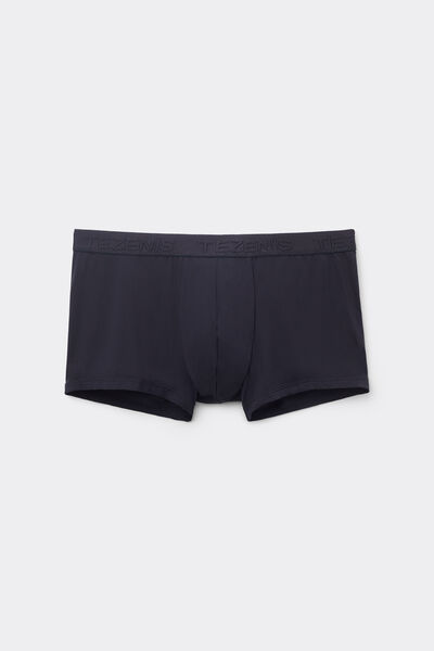 Tezenis Bóxer de microfibra elástico con logotipo Hombre Azul Tamaño L