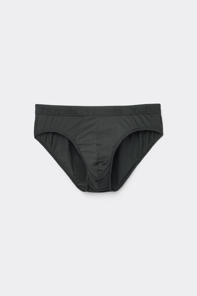 Tezenis Calzoncillos de microfibra elástico con logotipo Hombre Gris Tamaño L