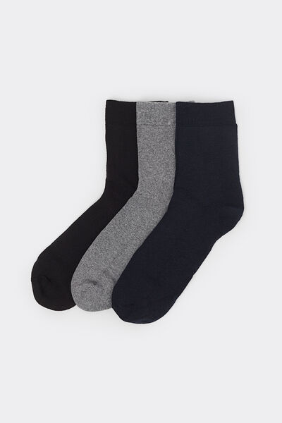 Tezenis 3 Pares Calcetines Cortos Algodón Término Hombre Hombre Multicolor Tamaño TU