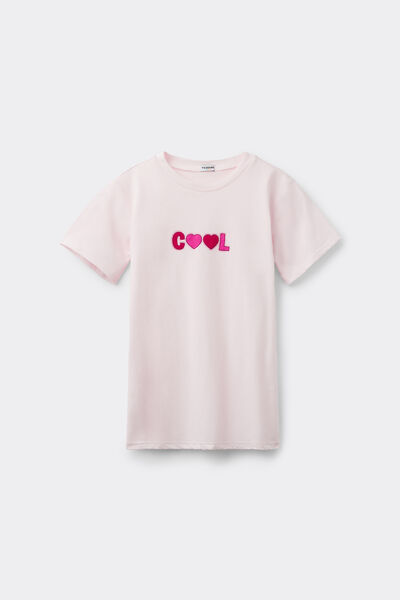 Tezenis Camiseta Algodón Niña Estampado Chica Rosa Tamaño 10-11