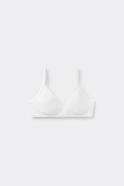 Tezenis Sujetador Triángulo con Relleno Extraíble Niña Chica Blanco Tamaño L