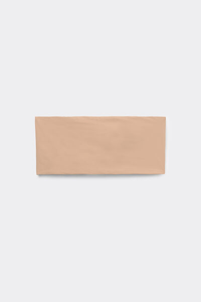 Tezenis Sujetador Bandeau Sidney de Microfibra Reciclada Mujer Natural Tamaño M/L