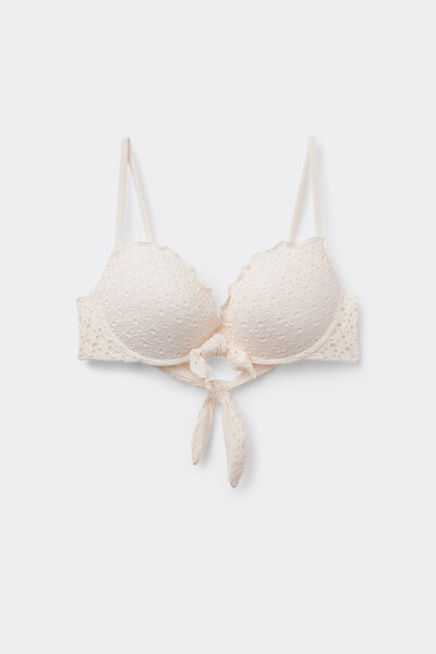 Tezenis Top Bikini Push-Up Relleno Boho Style Mujer Blanco (avorio) Tamaño 1