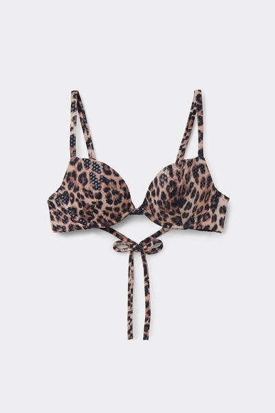 Tezenis Bikini Push-Up Relleno Wild Soul Mujer Animalier Tamaño 1