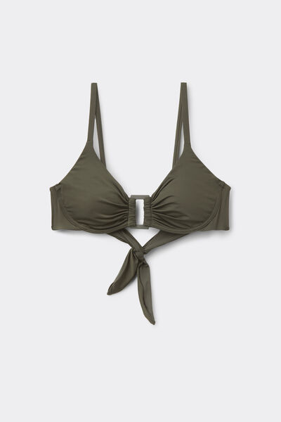 Tezenis Top de bikini verde balconette Timeless Look Mujer Verde Tamaño 2
