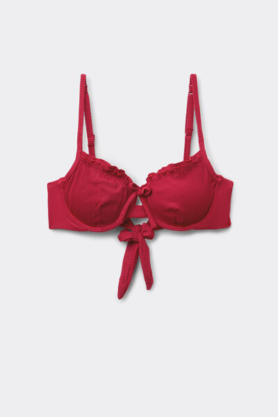 Tezenis Top Bikini Balconette Sunny Days Mujer Rojo Tamaño 2