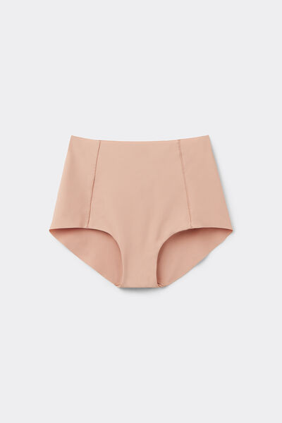 Tezenis Braguita Alta Moldeadora Sin Costuras Mujer Natural Tamaño L