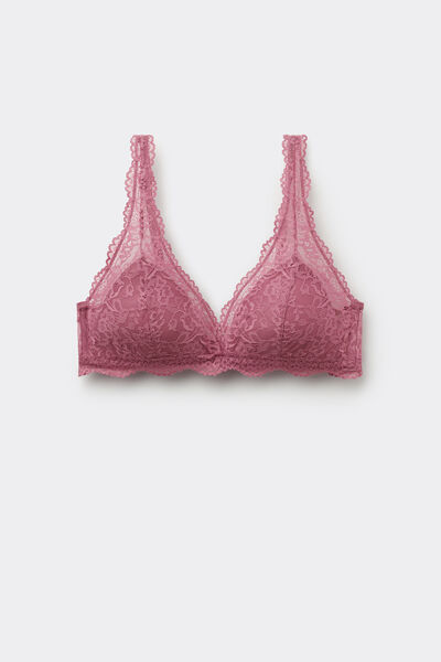 Tezenis Bralette de encaje con relleno ligero sin aros Havana Mujer Rosa Tamaño 1B