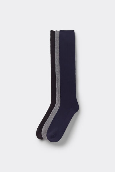 Tezenis 3 Pares Calcetines Largos Algodón Término Hombre Hombre Multicolor Tamaño TU