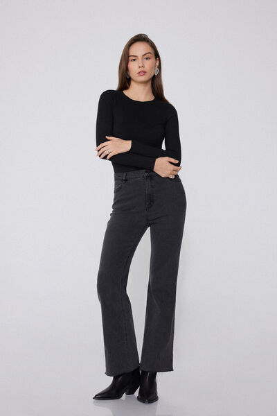 Tezenis Body Manga Larga Cuello Redondo Invisible Therm Mujer Negro Tamaño L