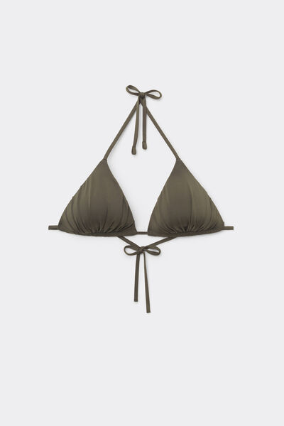 Tezenis Top Bikini triángulo Timeless Look Verde Camuflaje Mujer Verde Tamaño 1