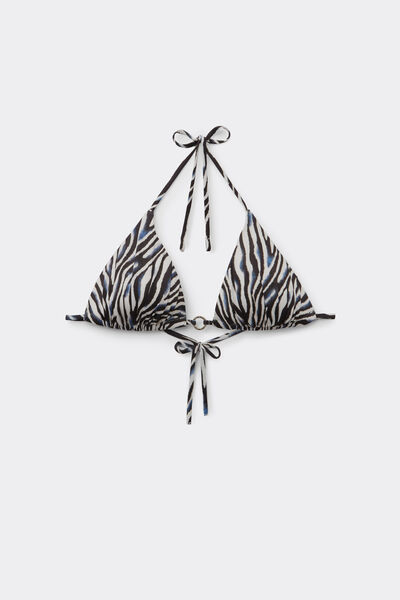 Tezenis Top Bikini Triángulo Relleno Ligero Safari Luxe Mujer Multicolor Tamaño 1