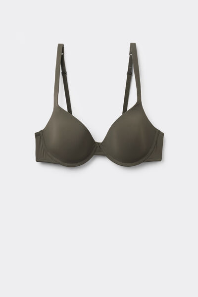 Tezenis Sujetador push-up de microfibra reciclada Athens Mujer Verde Tamaño 1B