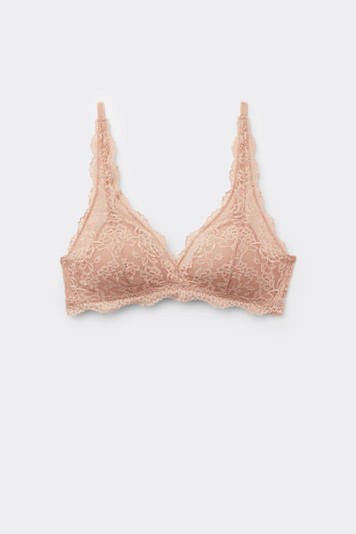 Tezenis Bralette de encaje con relleno ligero sin aros Havana Mujer Natural Tamaño 1B