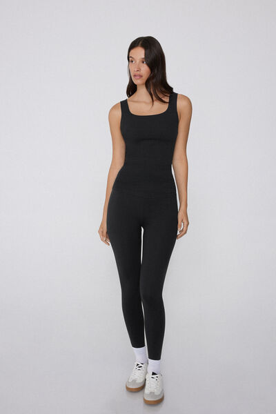 Tezenis Leggings Invisible Therm Mujer Negro Tamaño L