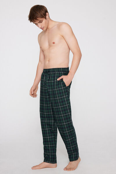 Tezenis Pantalón Largo de Tela de Algodón con Bolsillos Hombre Azul Tamaño L