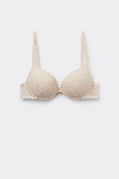 Tezenis Sujetador Super Push-up Encaje Reciclado Los Angeles Mujer Blanco (avorio) Tamaño 1B