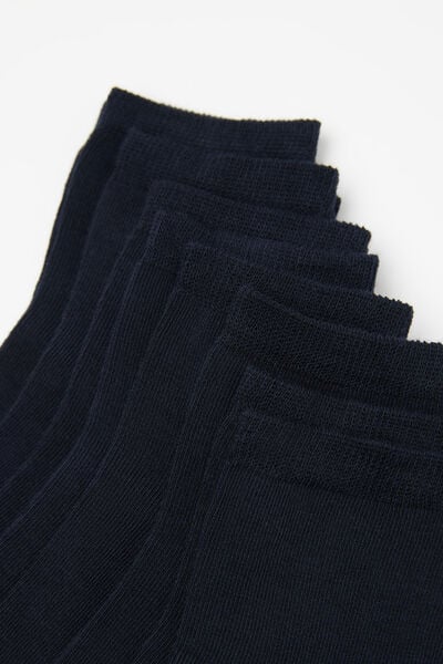 Tezenis 5 Paia Calzini Corti In Cotone Leggero Bimbi Unisex Unisex Blu Taglia 31-33-image