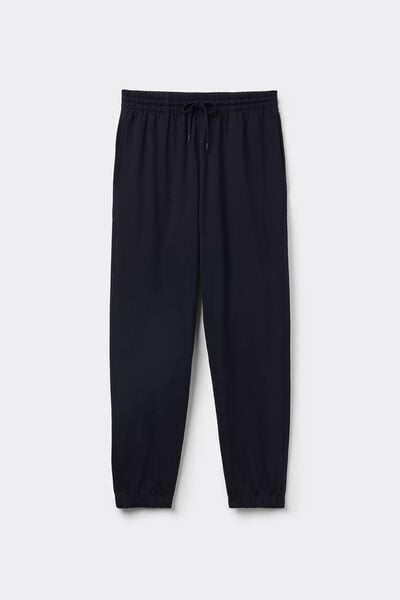 Tezenis Pantaloni Lunghi Felpa Con Tasche Uomo Blu Taglia M-image