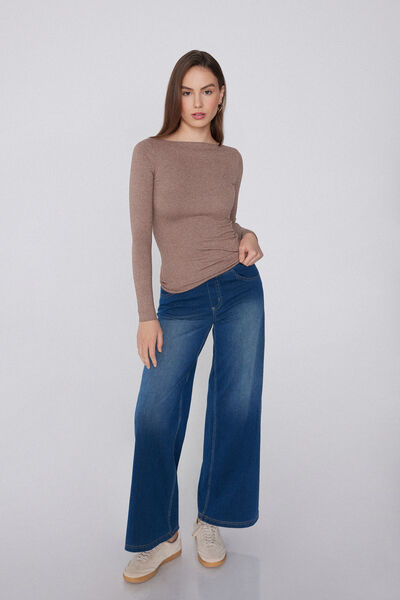 Tezenis Camiseta Manga Larga Barco Invisible Therm Mujer