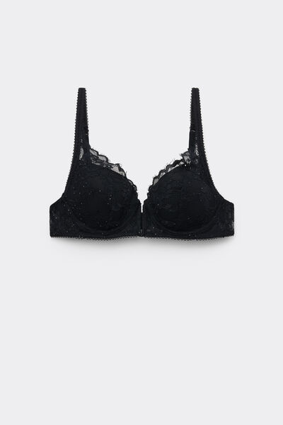 Tezenis Sujetador Balconette Con Relleno Ligero Wien Mujer Negro