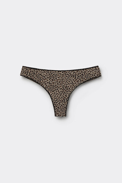 Tezenis Braguita Brasileña de Microfibra Estampada