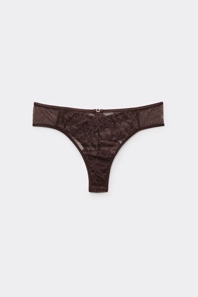 Tezenis Braguita Brasileña Pretty Muse Mujer Marrón Tamaño S