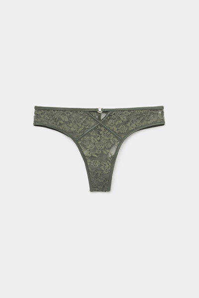 Tezenis Braguita Brasileña Essential Details Mujer Verde