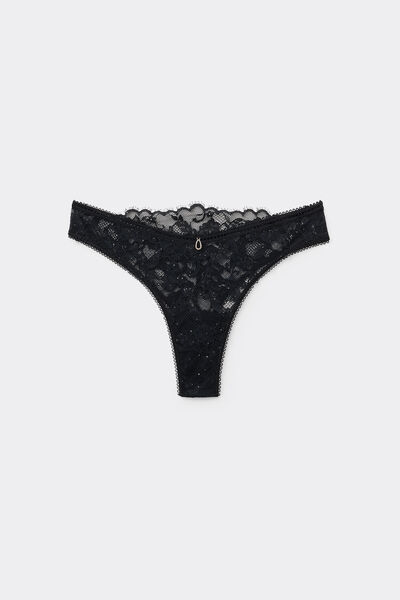 Tezenis Braguita Brasileña Lady Romance Mujer Negro