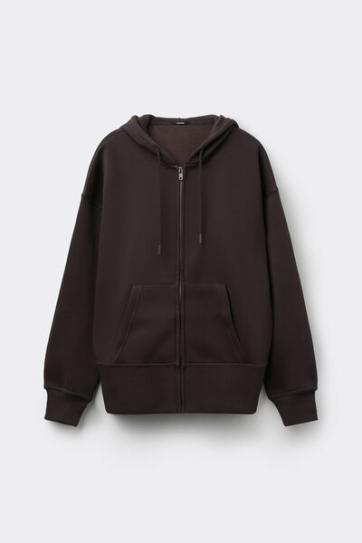 Tezenis Sudadera Gruesa Cremallera y Capucha Cepillada Mujer
