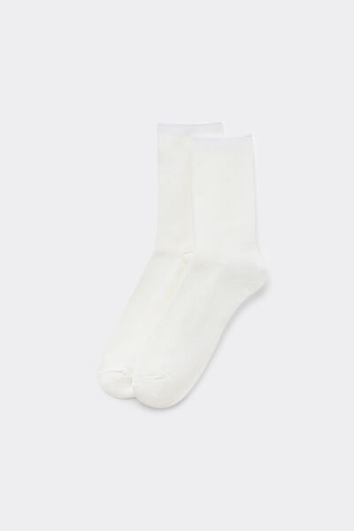 Tezenis Calcetines 3/4 Gruesos Mujer con Estampado Nórdico Mujer