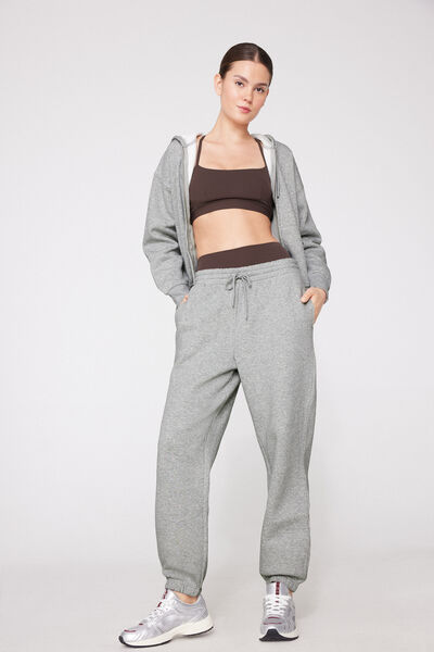 Tezenis Pantalón de Chándal de Felpa Gruesa Cepillada Mujer