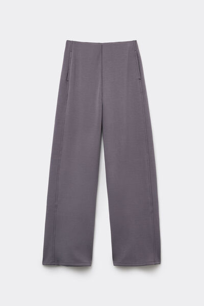 Tezenis Pantalones Largos Holgados Therm Touch Mujer Gris