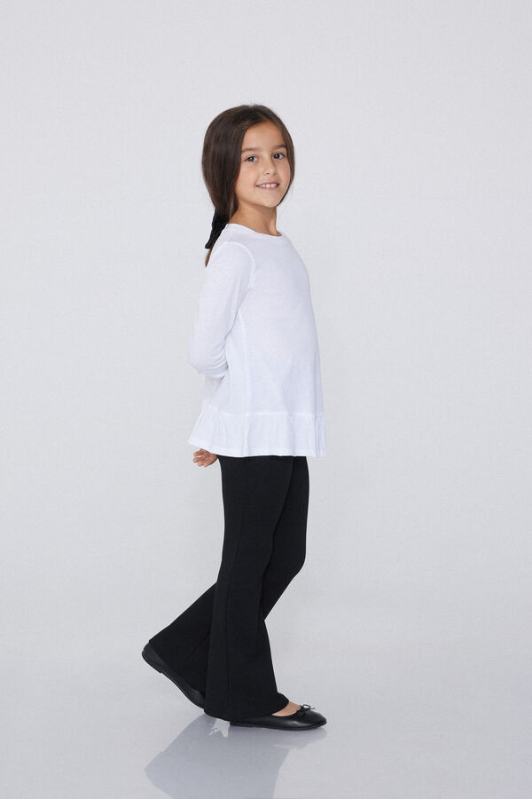 Flared Milano-Stitch Trousers  