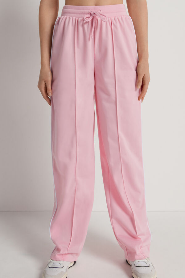 Tricot Sweatpants with Piping  