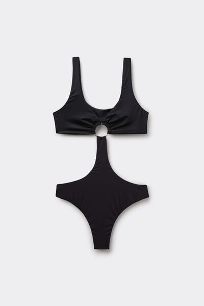 Trikini Badpak met Cut-Outs van Gerecyclede Microvezel