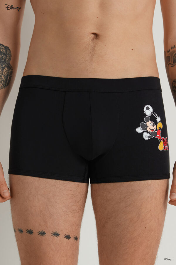 Bavlněné Boxerky s Disneyovským Potiskem Mickey Mouse Fotbal  