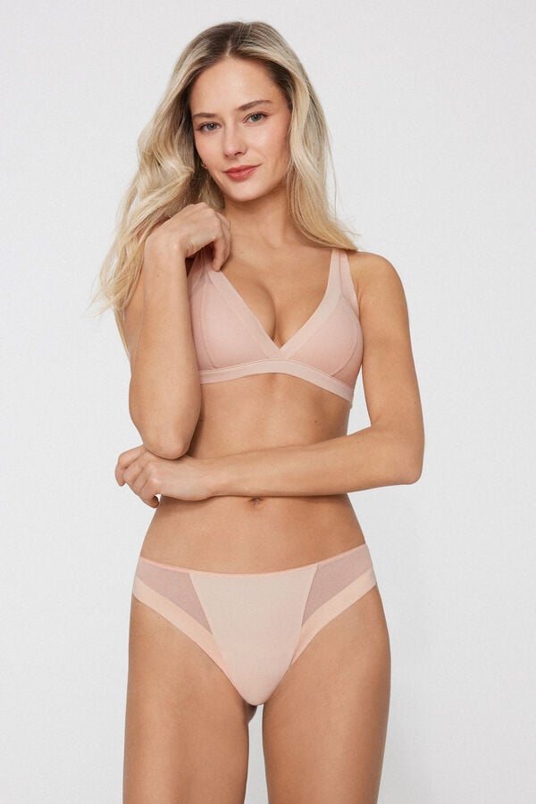 Reggiseno Triangolo Havana Essential Tulle Leggermente Imbottito  