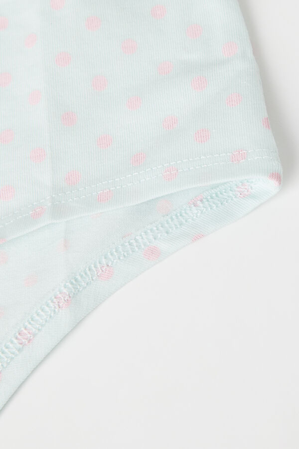 Girls’ Basic Printed Cotton French Knickers  
