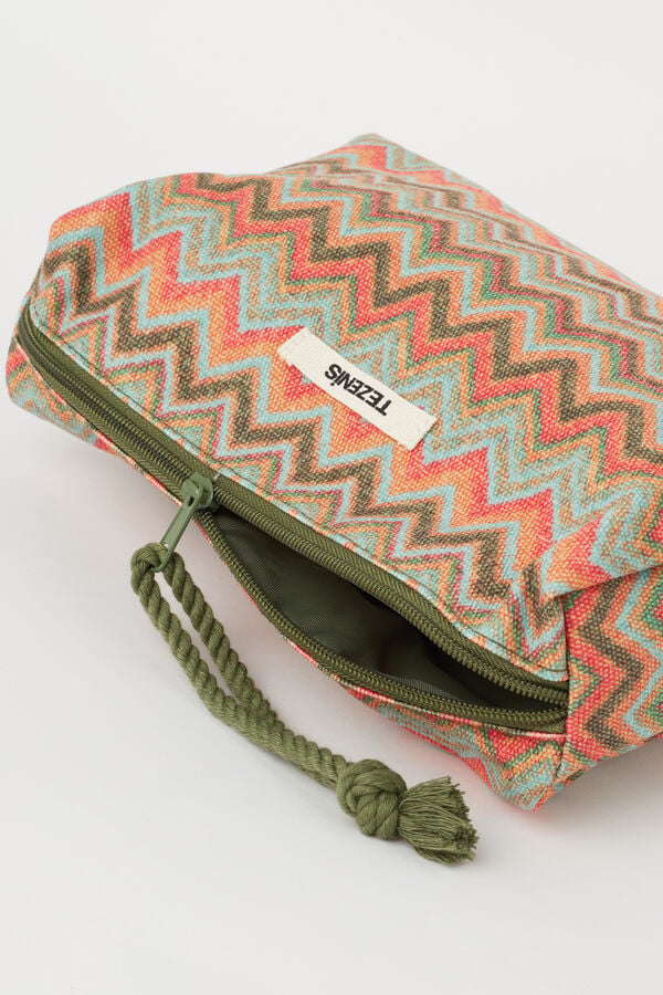 Bolsa Porta-Objetos em Lona com Fecho  