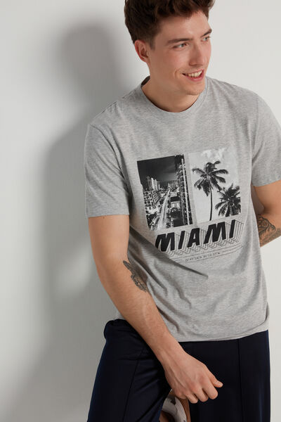 Printed Cotton T-Shirt