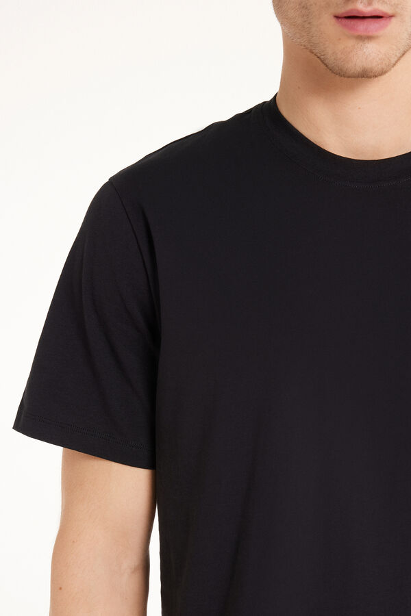 Basic Relaxed-Fit Cotton T-Shirt  