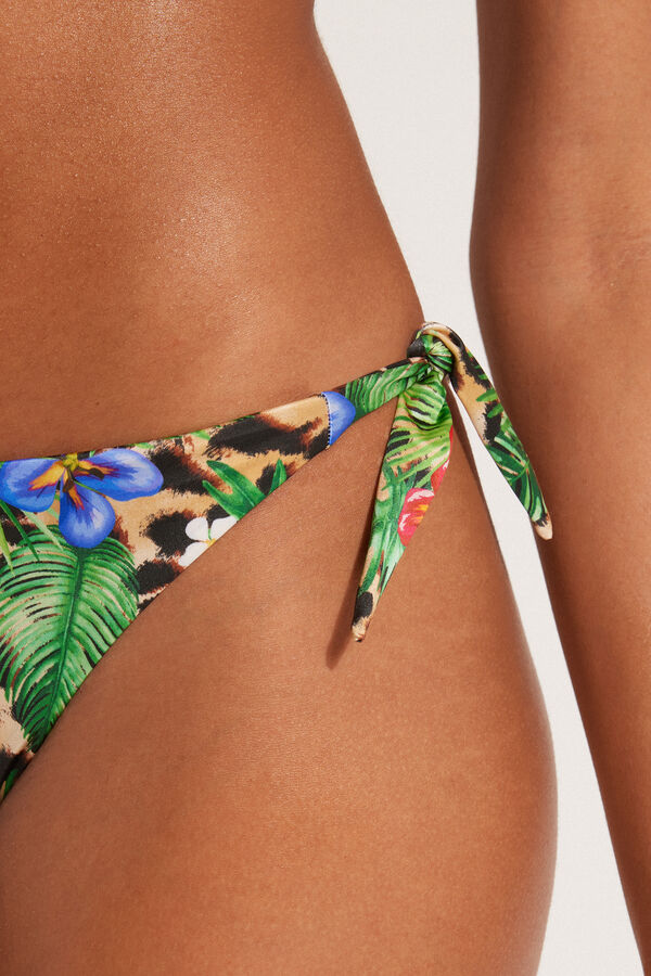 Bikinislip mit Bändern Wild Blossom  