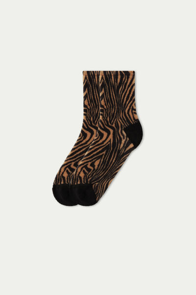 Soft, Patterned Short Socks