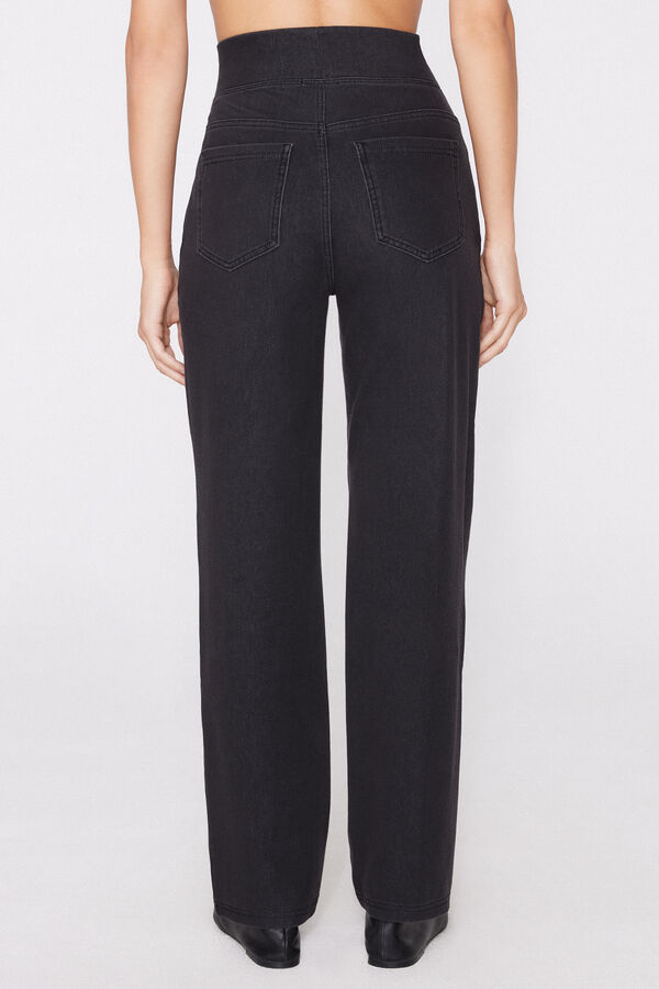 Pantaloni Dritti Denim Extra Stretch  
