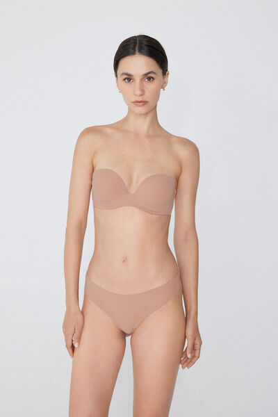 New York Padded Microfibre Bandeau Bra